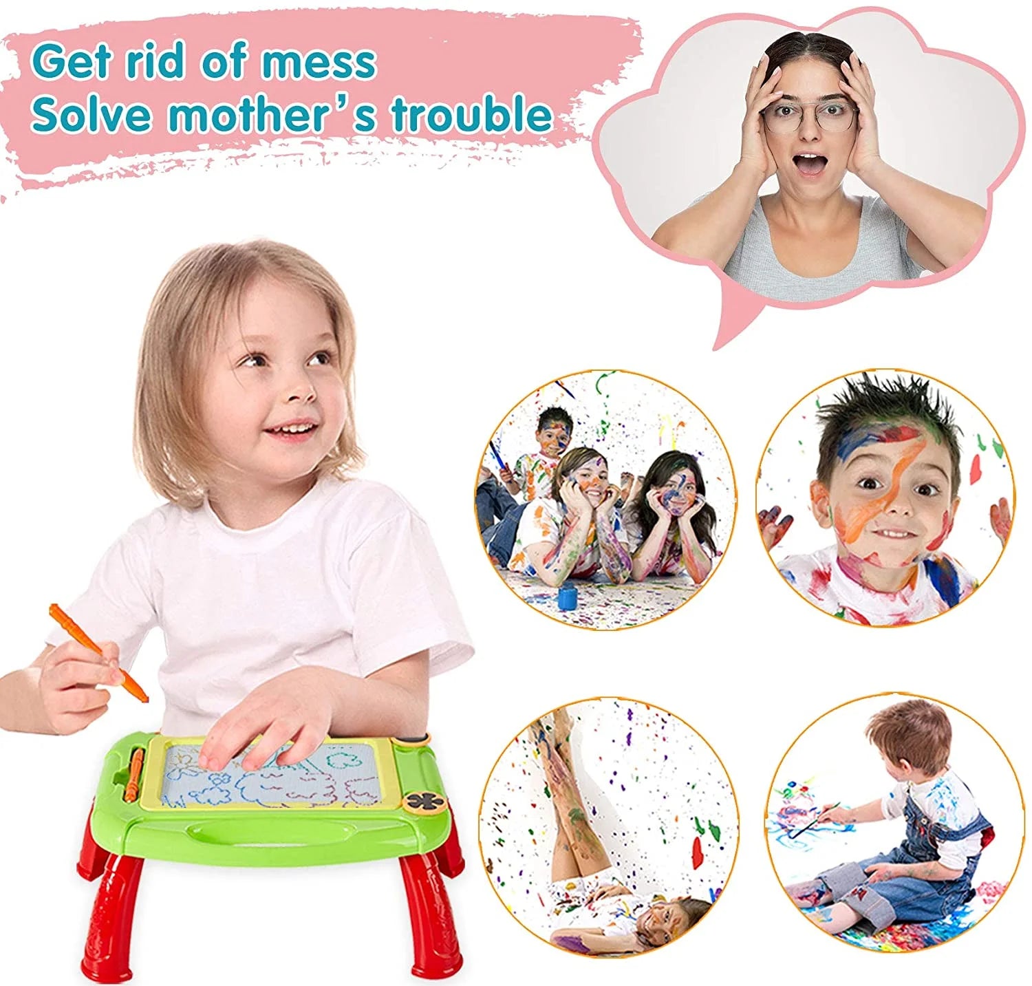 Magnetic Drawing Board for Toddler Toys M470190