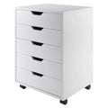 White 5-Drawer Composite Wood Cabinet L56667
