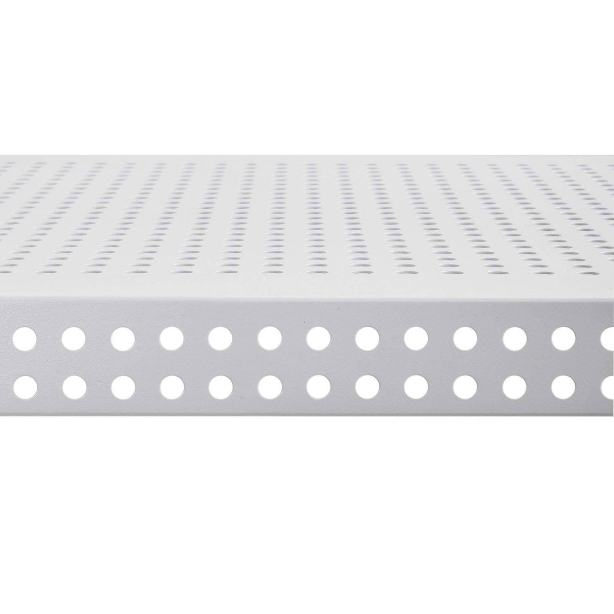 White 4-Level Perforated Wire Shelving S1592