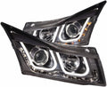Projector Headlights with U-Bar Black X4929