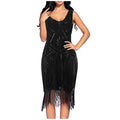 Easter Vintage Sequin Beaded Tassels Party Gown Dress P9765
