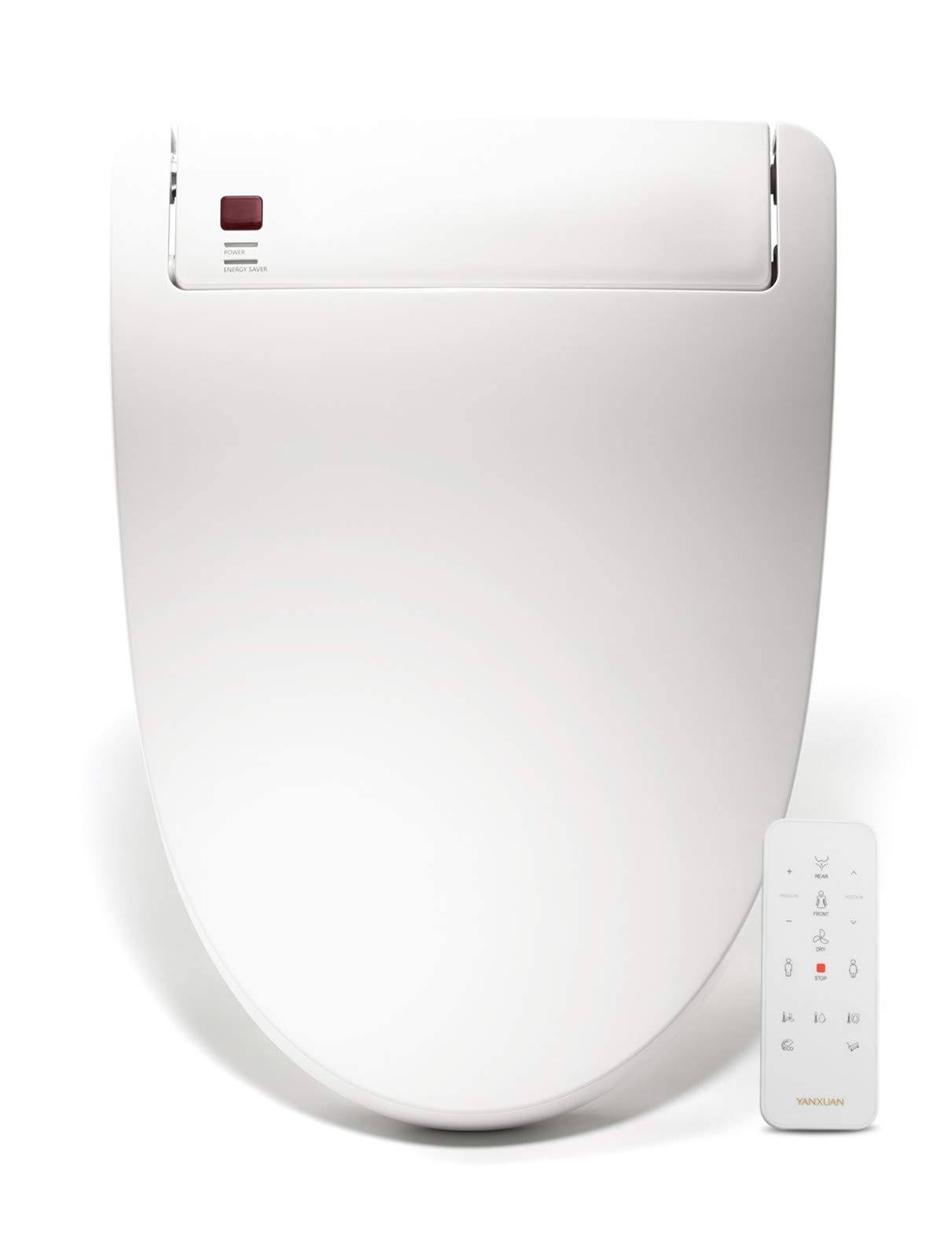 Heated Bidet Toilet Seat with Self Cleaning Stainless Nozzle C34523