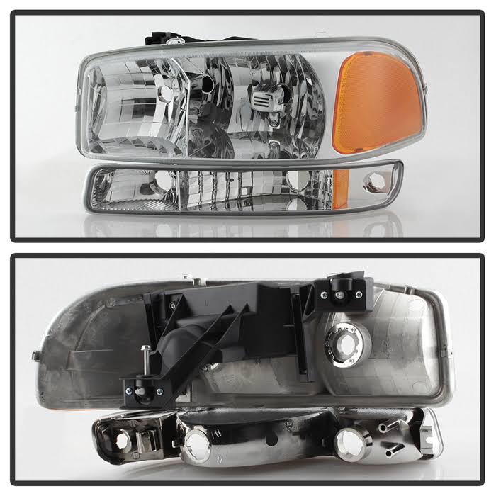 Crystal Headlights and Bumper Lights for GMC Sierra 99-06 / Yukon 00-06 A792
