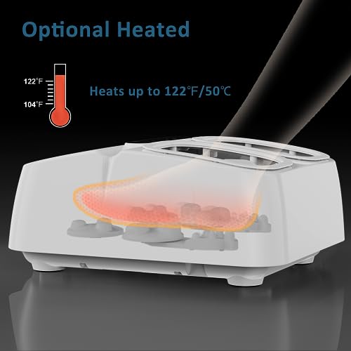 Black Shiatsu Foot Massager with Heat and Remote Control Q8235
