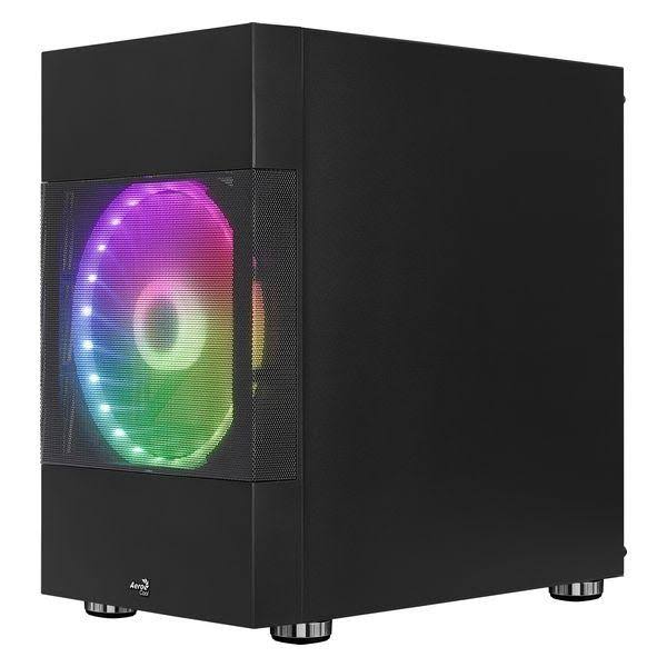 Black LED RGB Micro ATX Midtower Case Y7208