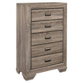 5 Drawers Wood Chest in Natural R6480
