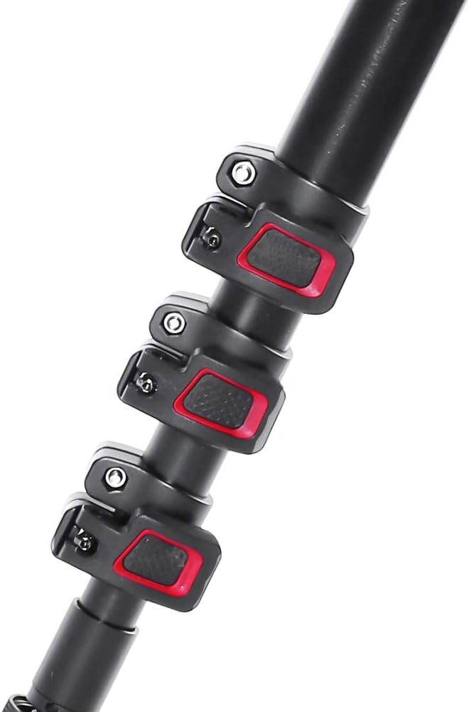 Aluminum Portable Fluid Head Camera Monopod 71.4 Max Height 10 Kilograms Max Load Capacity C7327