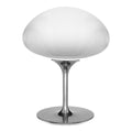 Glossy White Swivel Armchair L6656