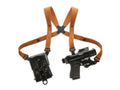 Black Leather Shoulder Rig E310027