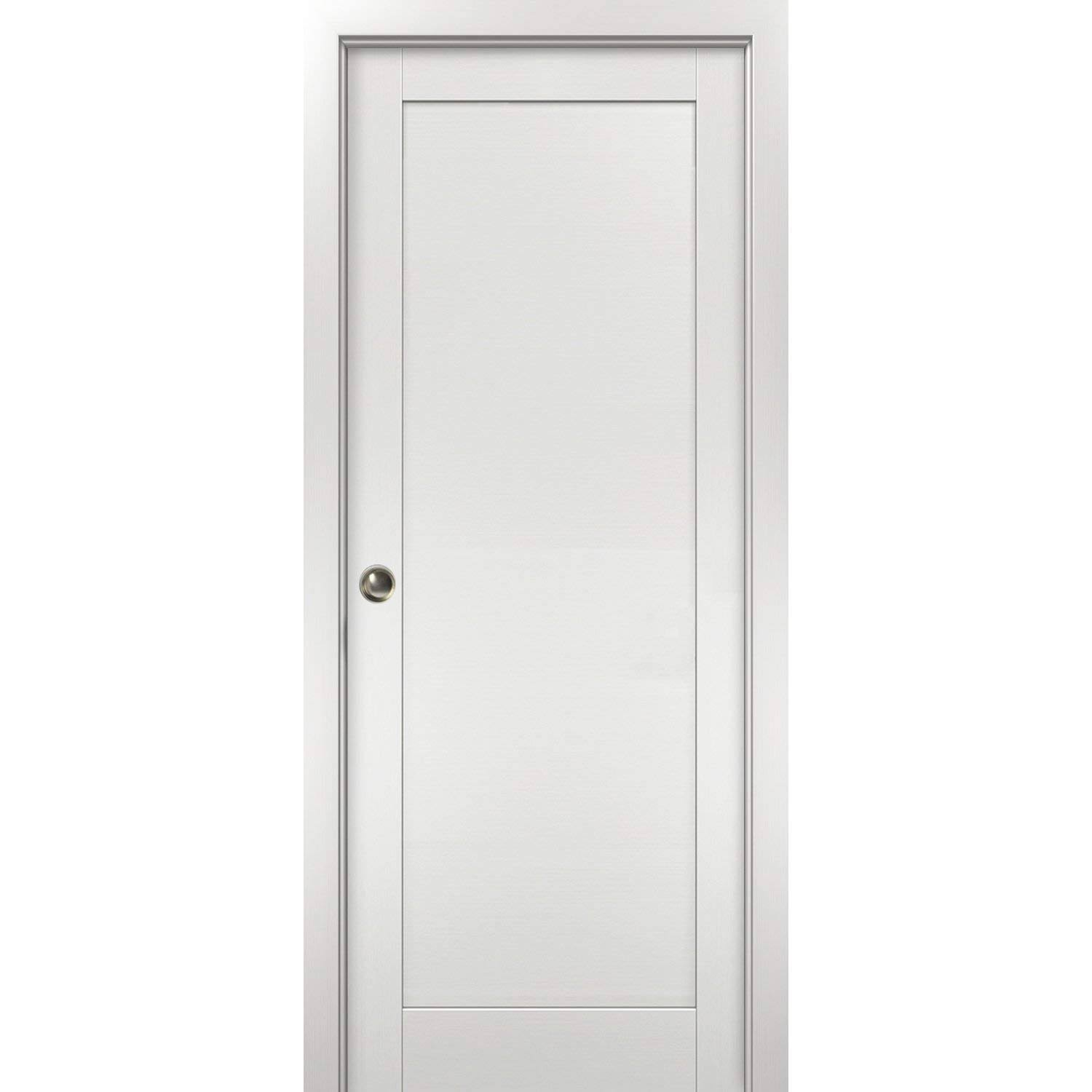 White Pocket Door 36 x 80 with Frames S442277
