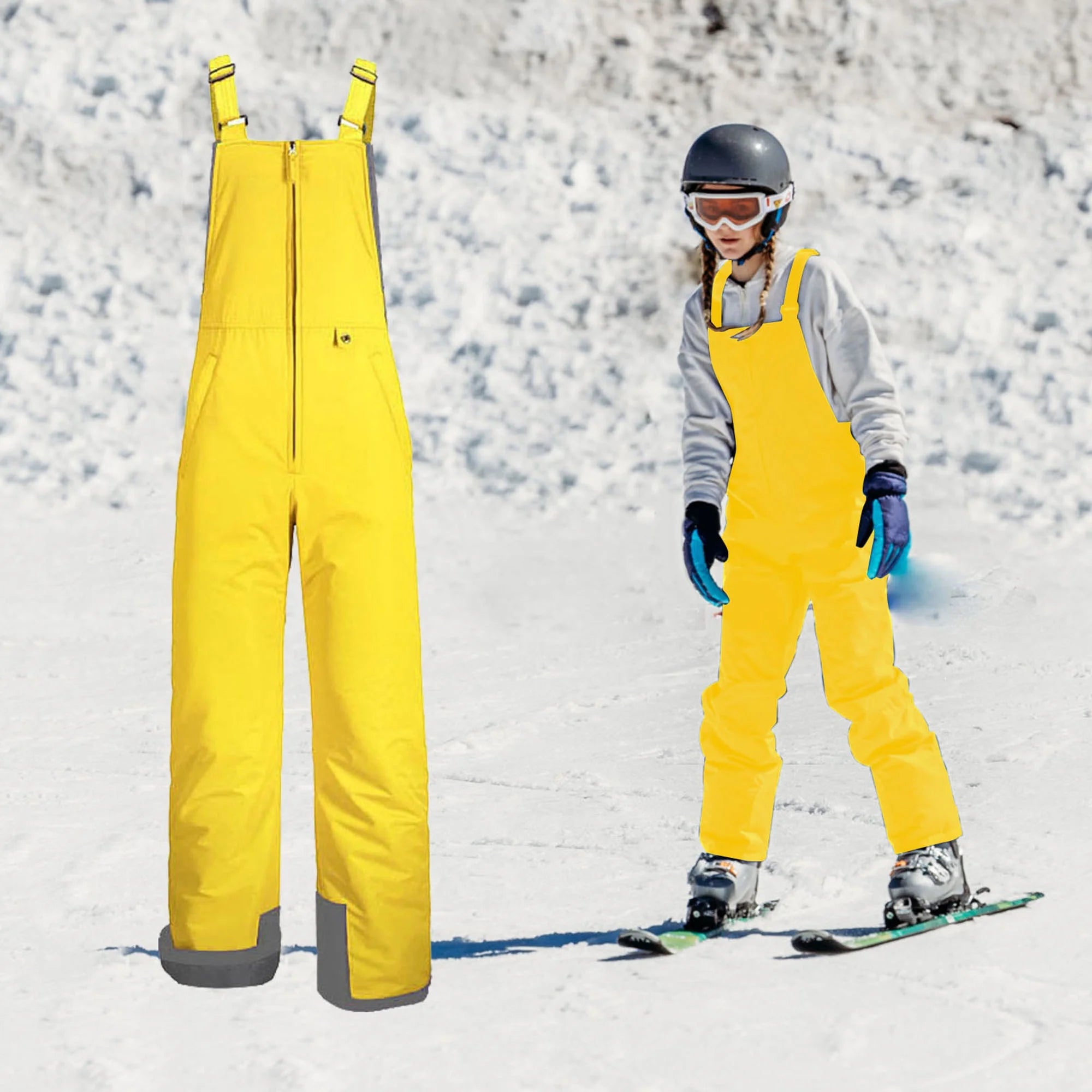 Waterproof Insulated Ski Bibs Snowpants M844727