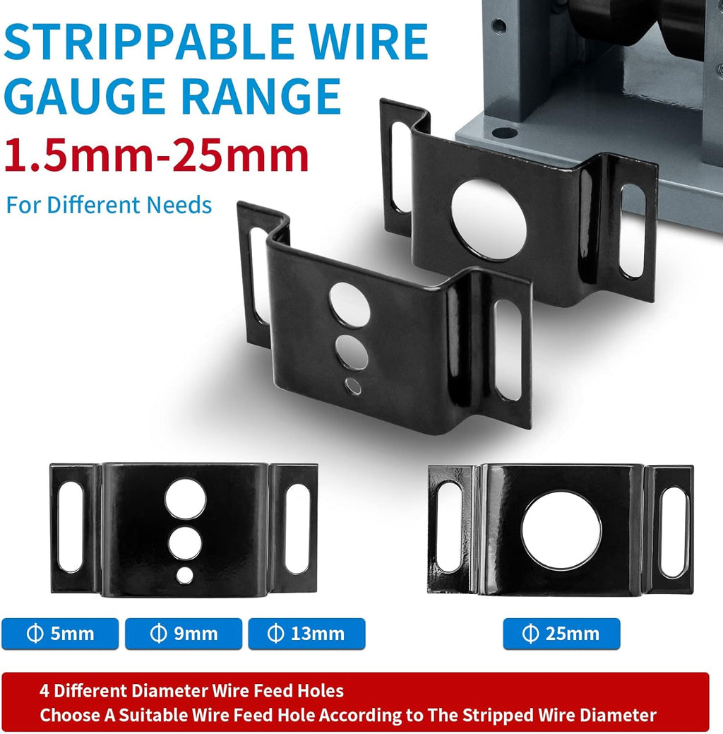 Automatic Wire Stripper Machine, 0.06-1inch, 60ft/Min G70281