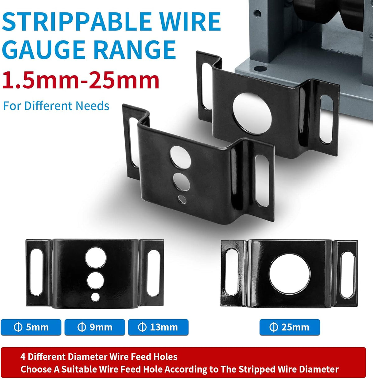 Automatic Wire Stripper Machine, 0.06-1inch, 60ft/Min G70281