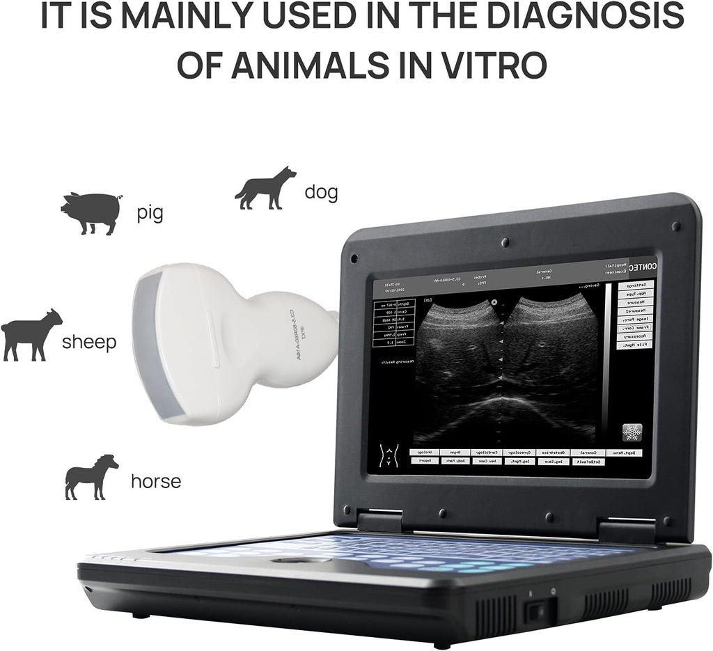 Portable Laptop B-Ultrasound Scanner Machine for Horse/Equine/Sheep Big Animal Use M148642