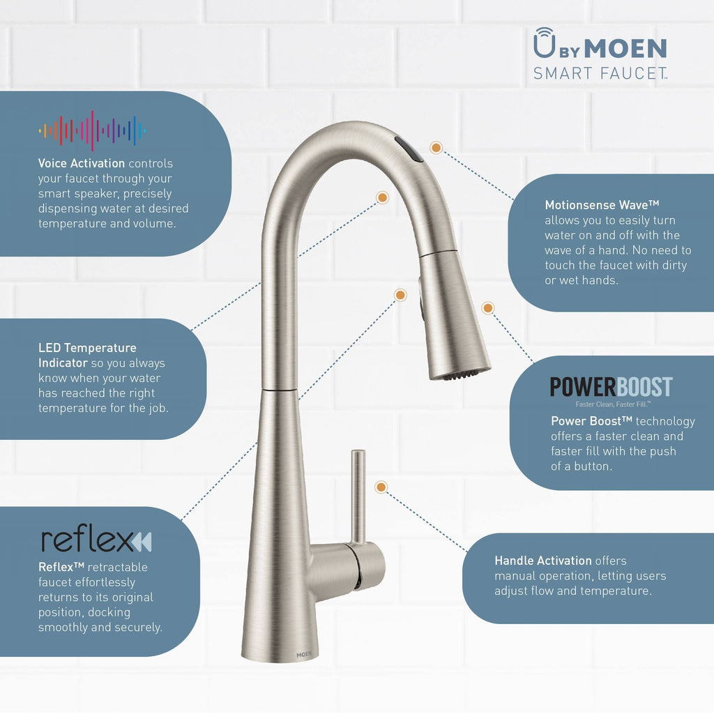 Matte Black One-Handle Pulldown Kitchen Faucet T76634