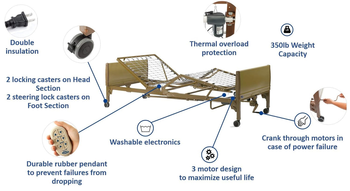 Low Full-Electric Homecare Bed S263131