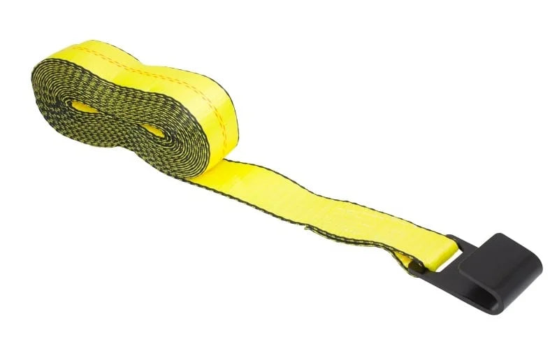 2"X30' Winch Straps with Flat Hook, Flatbed Tie Down Strap B314959