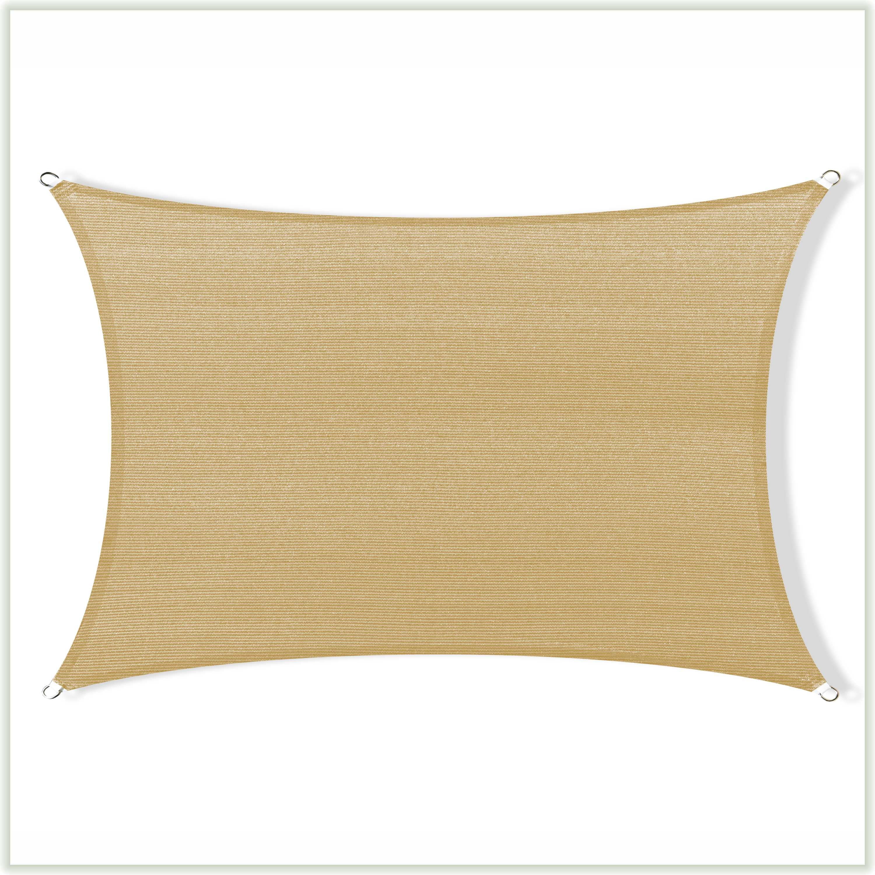 Sand Square Sun Shade Sail Canopy Mesh Fabric G7760