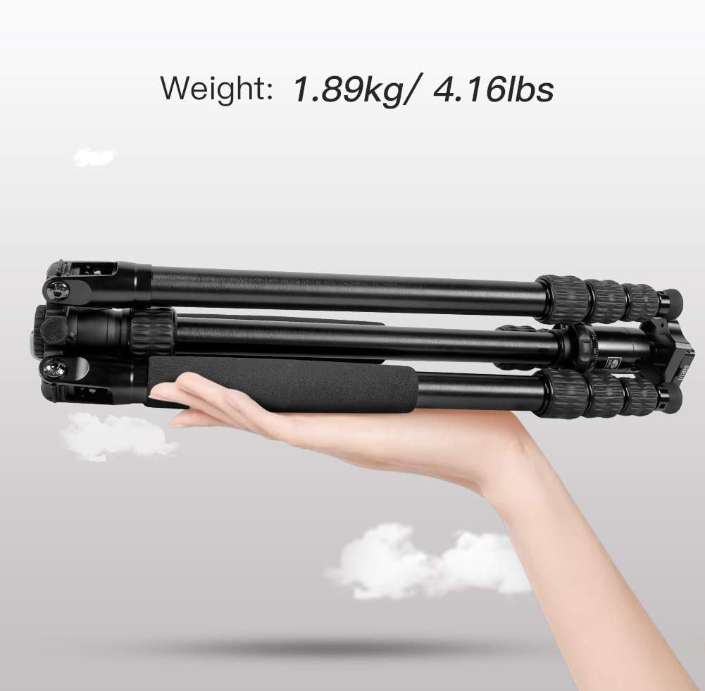 Aluminum Camera Tripod with Panorama Ball Head and Quick Release Plate M136195