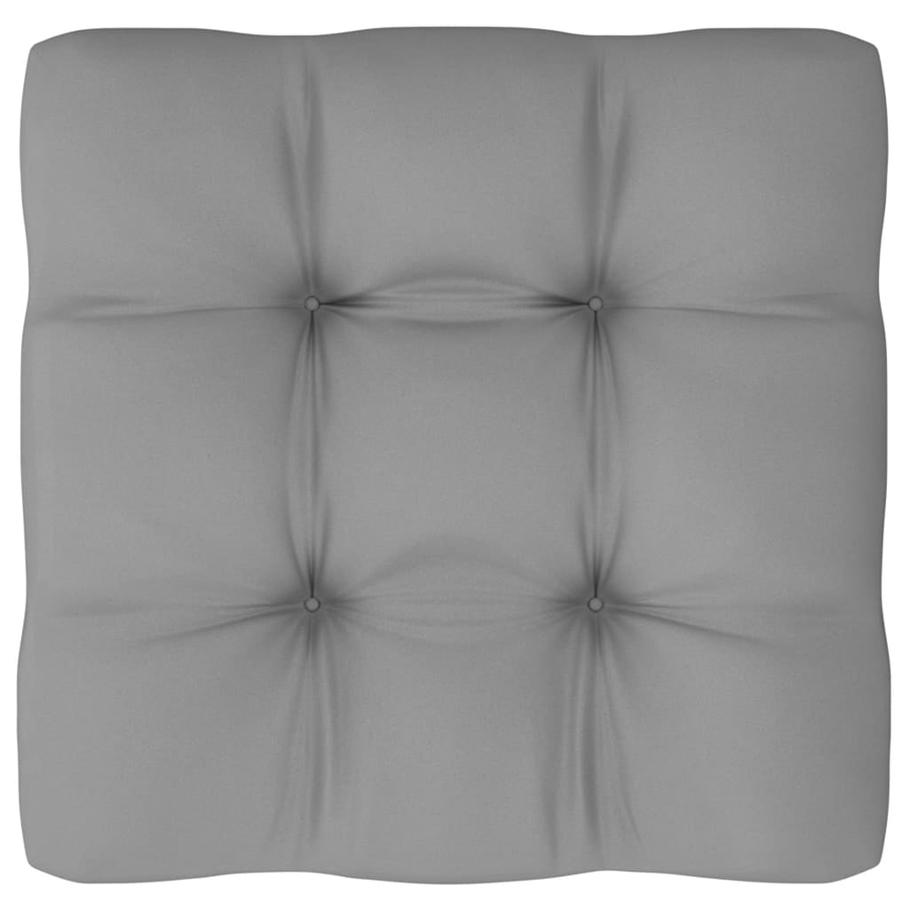 6 Piece Gray Cushioned Pinewood Sectional Sofa Set F632098