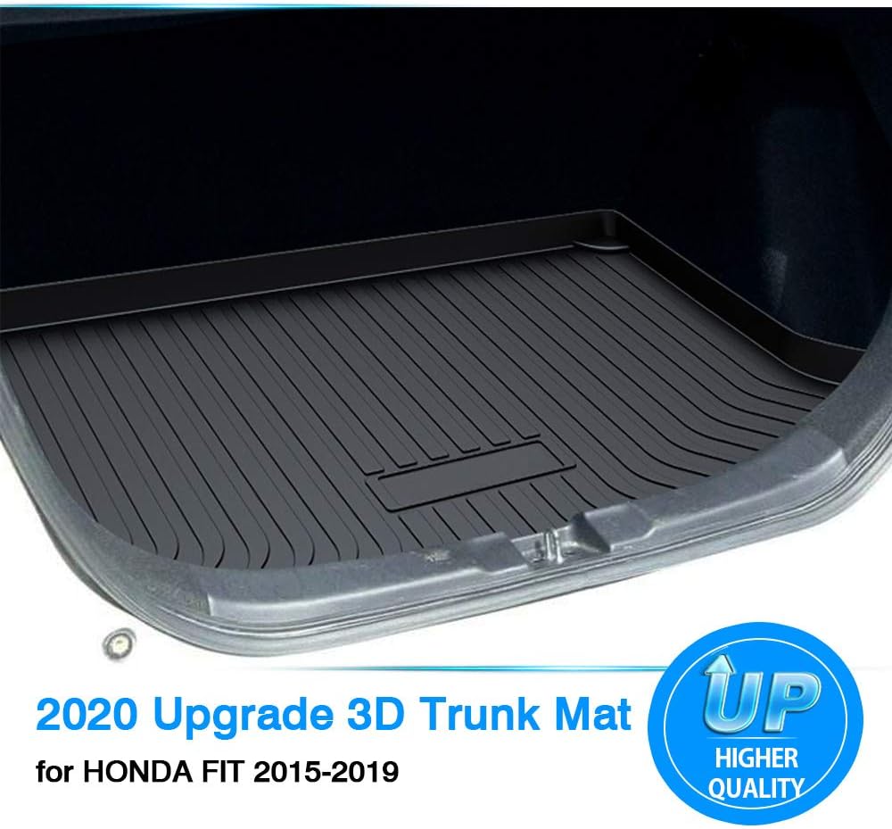 Trunk Mat Honda Fit 2015-2020 All Weather TPO Rear Cargo Liner Pack of 2 E743782