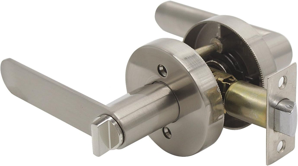 Satin Nickel Privacy Door Knob 10 Pack K64804