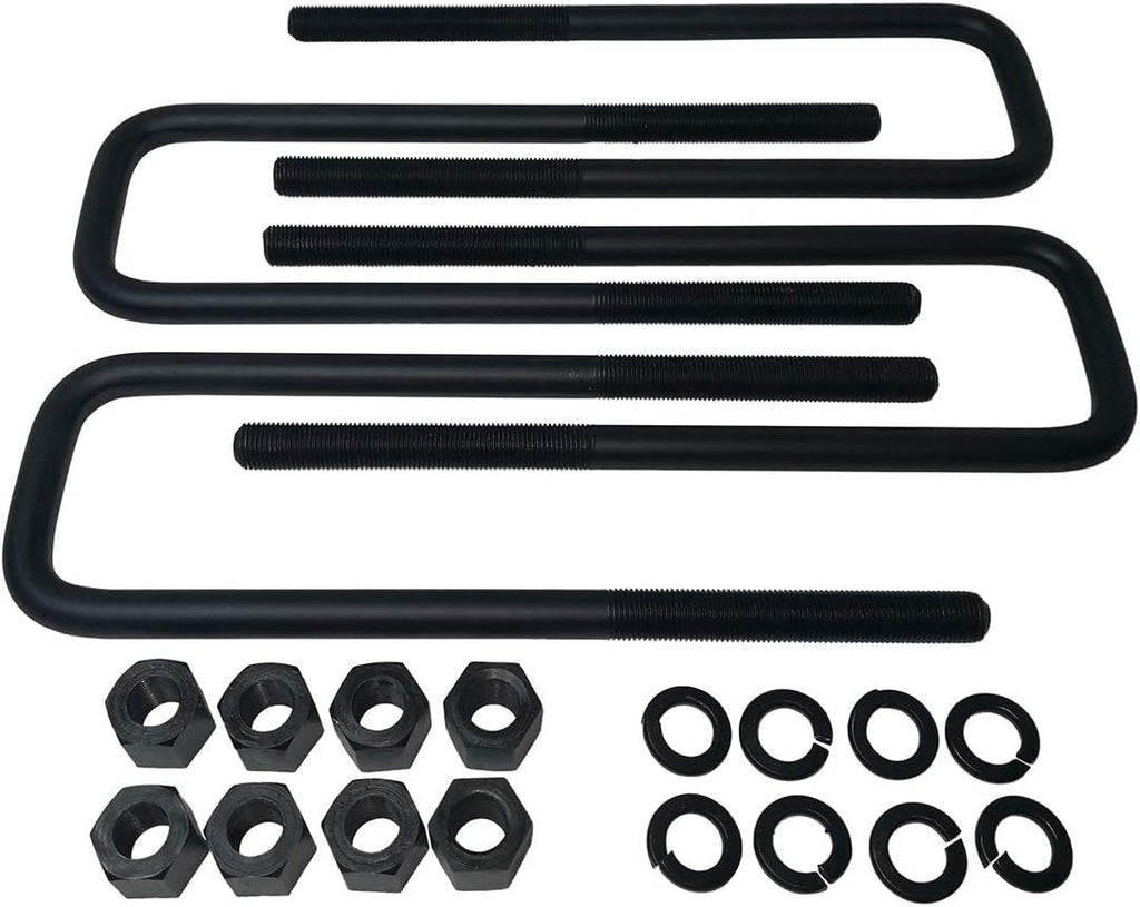 3" Rear Lift Steel Blocks with Extra Long U Bolts Pack of 2 L84339