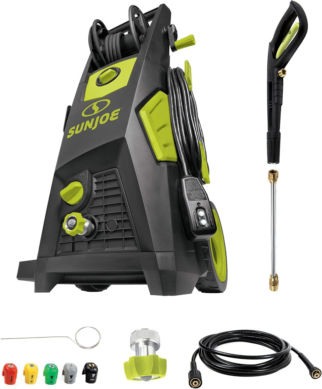 2350-PSI 1.8-GPM Brushless Induction Electric Pressure Washer with 5-Quick Connect Nozzles A550