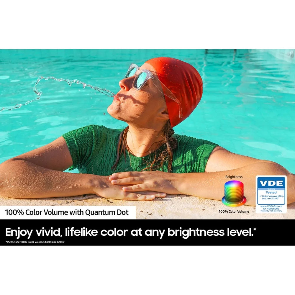 55 Inch QLED 4K Smart TV Bundle with 2 YR CPS Enhanced Protection Pack F254466