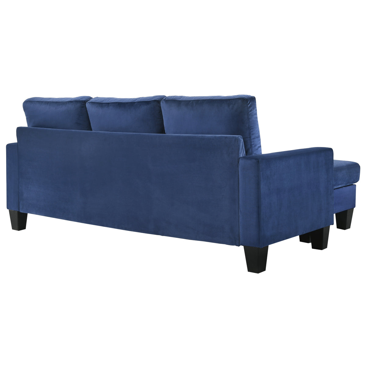 Navy Blue Sofa Chaise P329