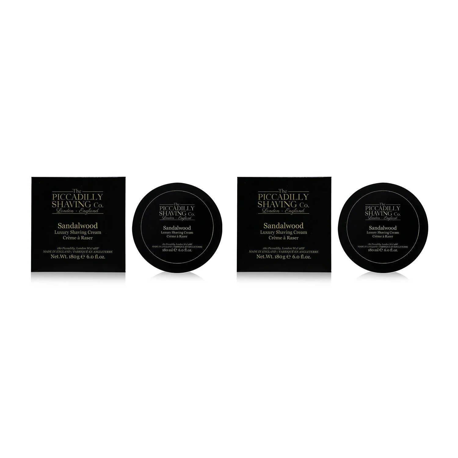 Sandalwood Shaving Cream Duo Pack 2x180g/6oz U58172