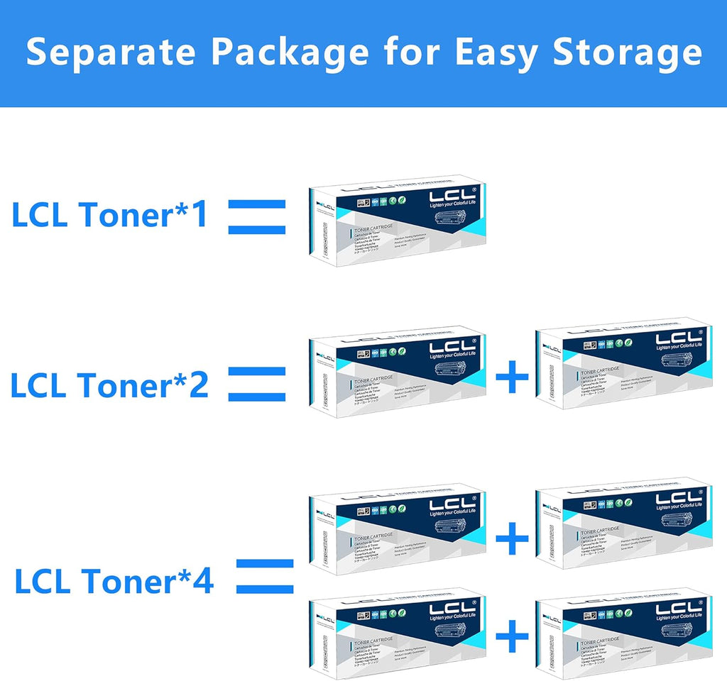 Black 4-Pack Compatible Toner Cartridge Z833665