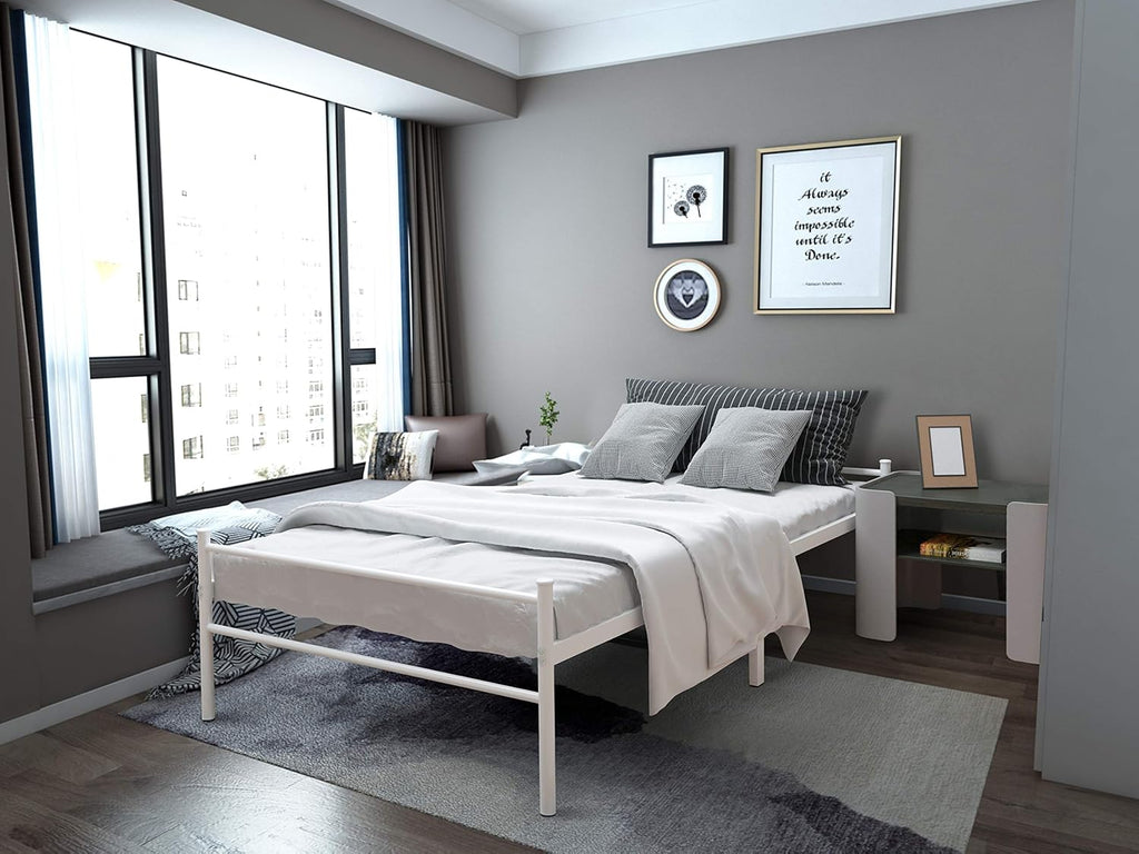 Black Twin Metal Bed Frame Z4586