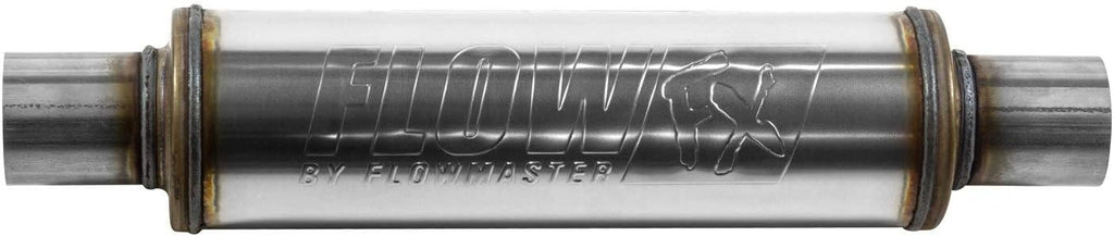 2.25" In/Out Round Brushed Muffler Pack of 2 V81570