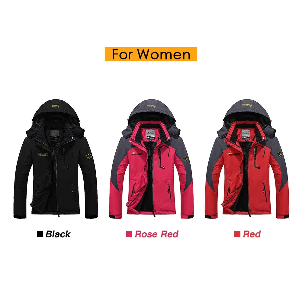 Women Mountain Waterproof Shell Jacket Ski Jacket Windproof Jacket Winter Warm Jacket W16601