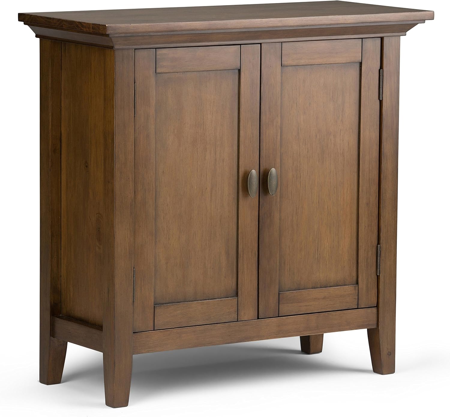 Brunette Brown Solid Wood Low Storage Cabinet C1495