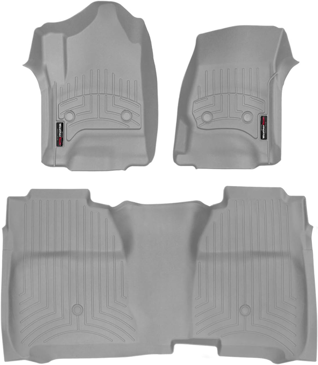 Custom Fit FloorLiner for Chevrolet Silverado / GMC Sierra, 1st & 2nd Row, Cocoa Y2108