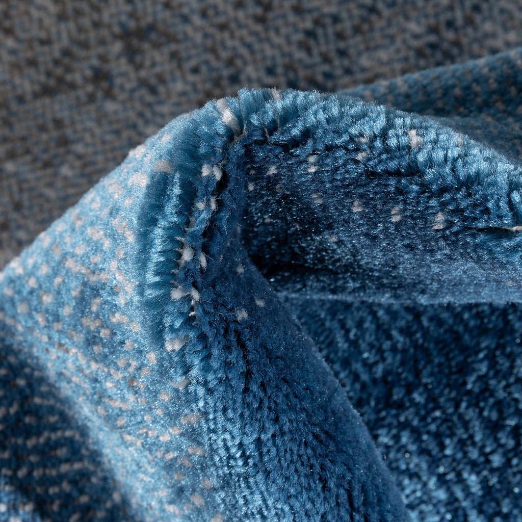Blue 7'10" x 9'10" Area Rug D15865