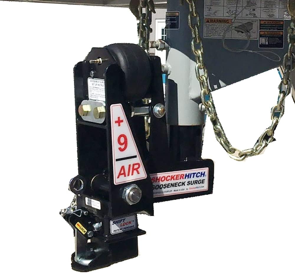 Gooseneck Air Hitch & Coupler, Round 4" Angled Pin 30K SL Coupler O59862