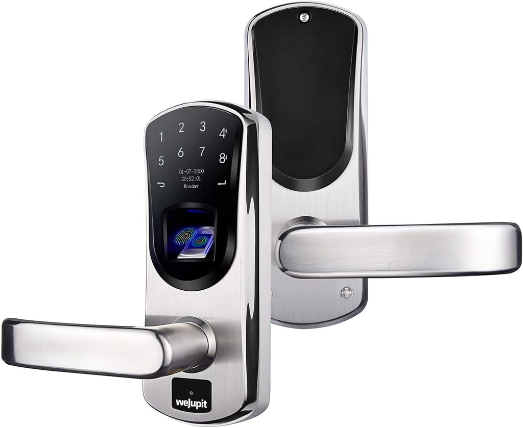 Smart Door Lock with Fingerprint Stainless Steel Touchscreen Q300