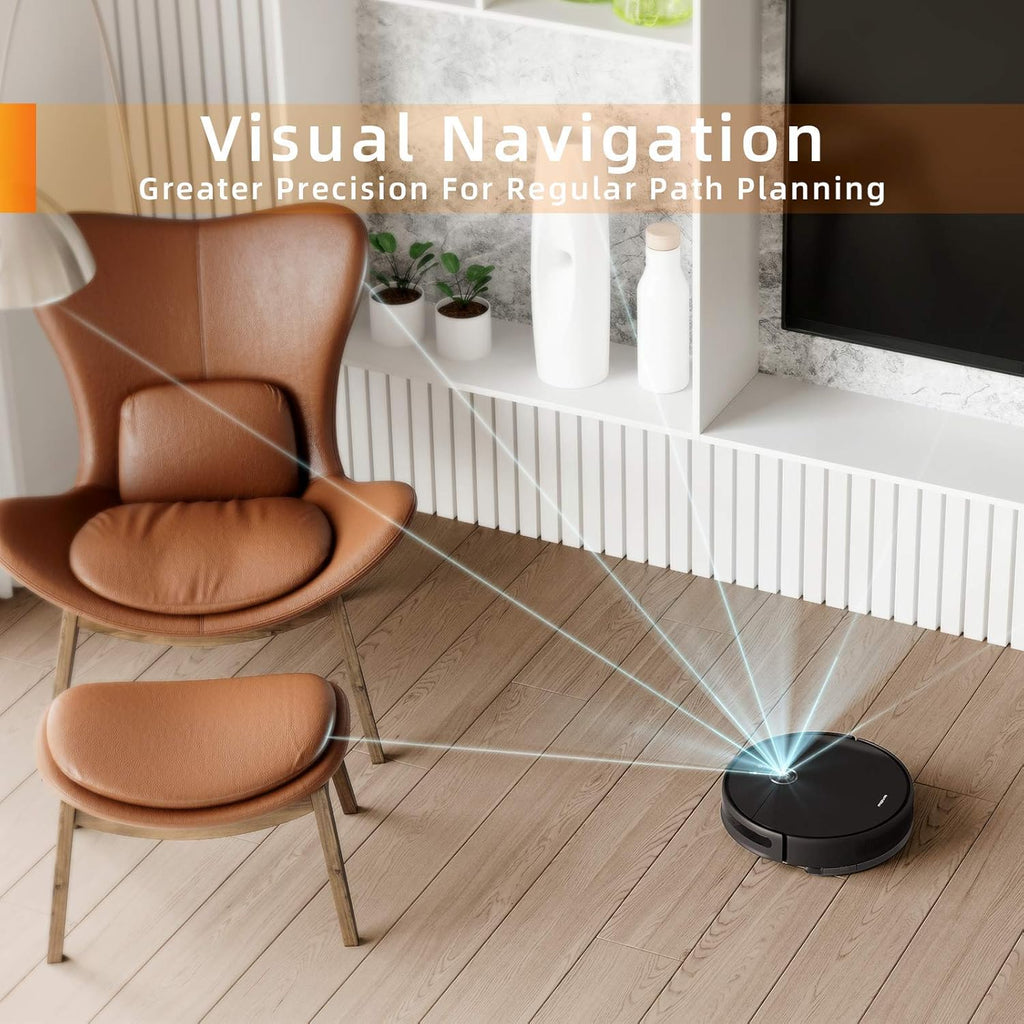 Robot Vacuum and Mop with 3000Pa Suction and 5200mAh Battery O218630