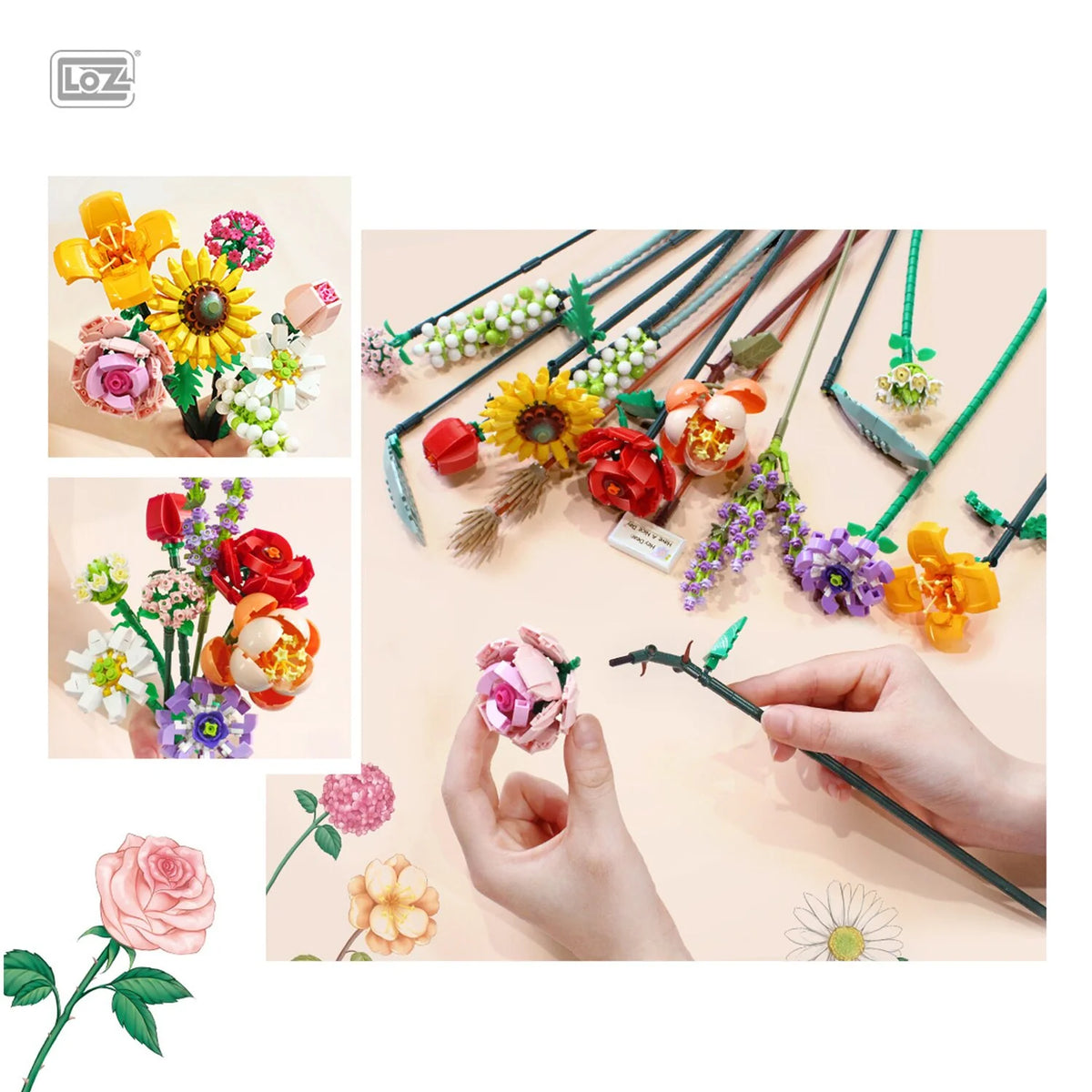 Mini Blocks Summer Sun D911776