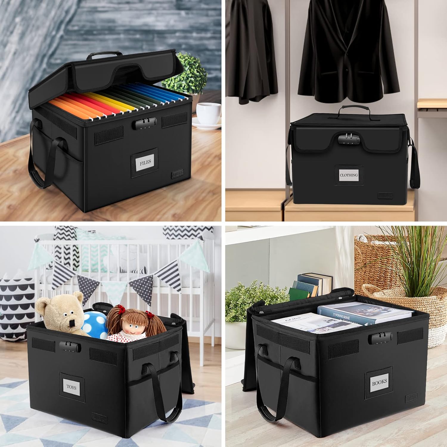 Fireproof Document Box with Lock D899977