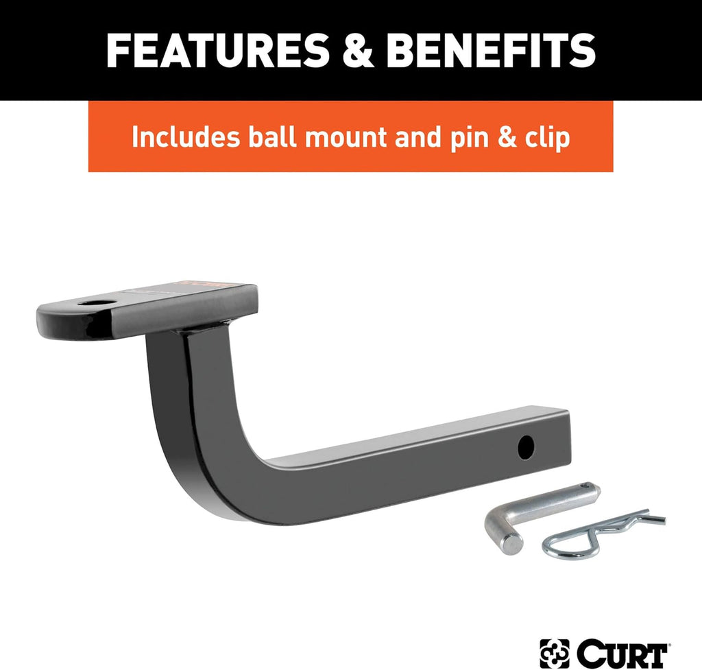 Class 1 Trailer Hitch with Ball Mount, 1-1/4-In Receiver Q1329
