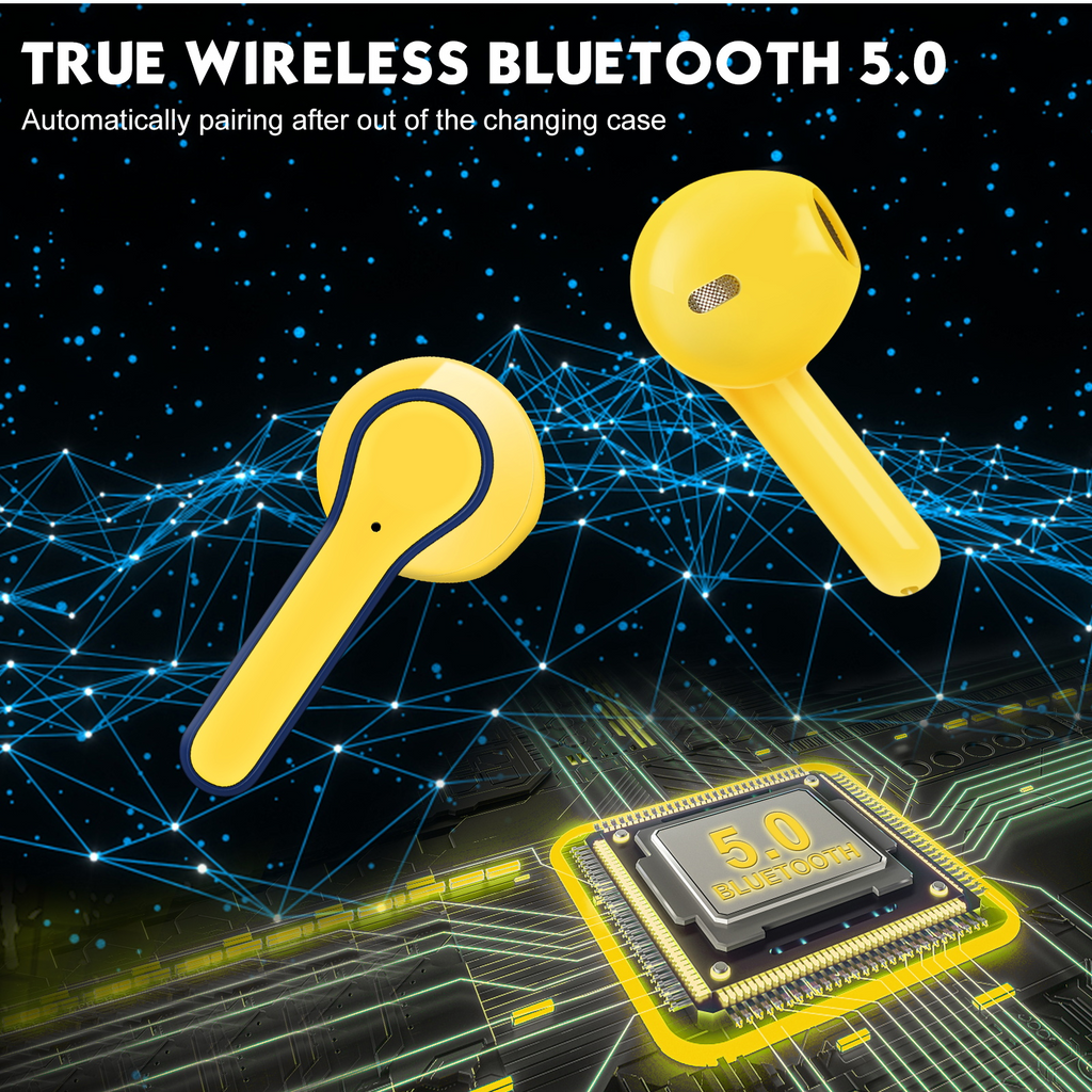Wireless Earbuds with Microphone IPX7 Waterproof H5095