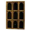 Reclaimed Wood 9 Arched Opening Display Case P515629