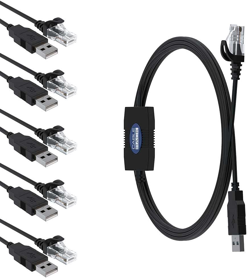 6ft USB to RJ45 Rollover Console Cable (5-Pack) T9178