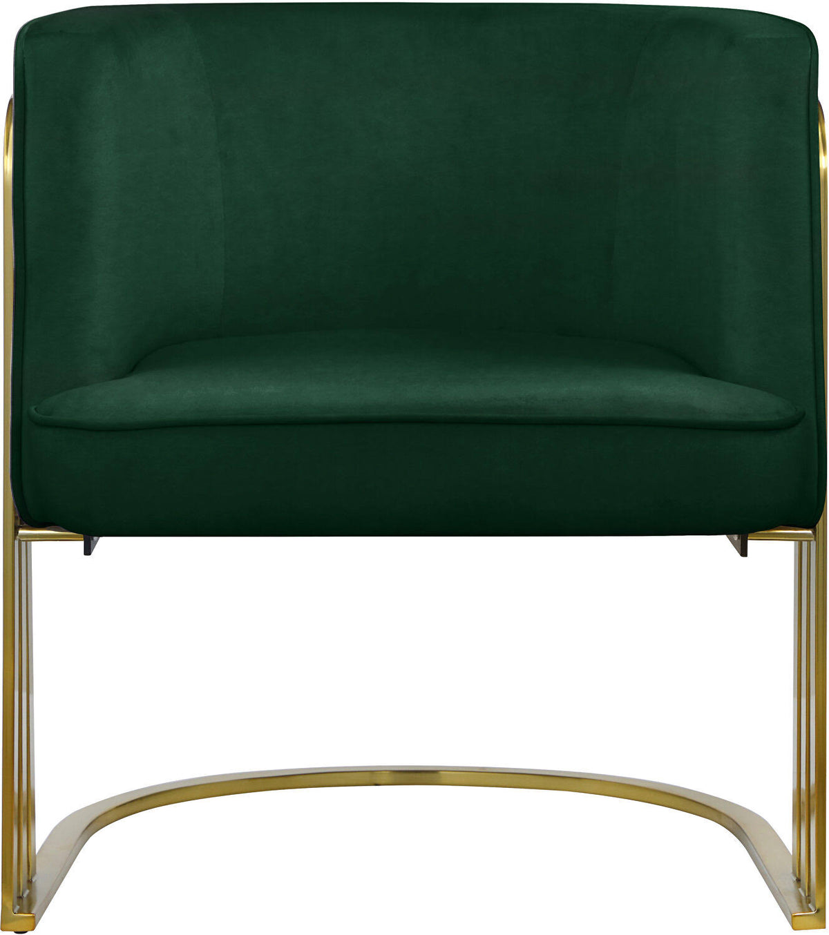 Green Velvet Accent Chair H408