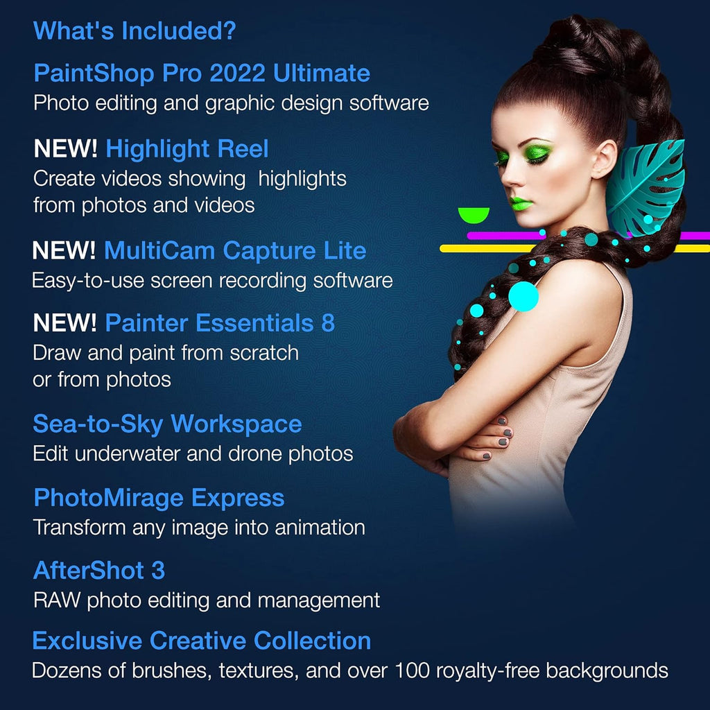 Photo Editing & Graphic Design Software with Creative Bundle O54660