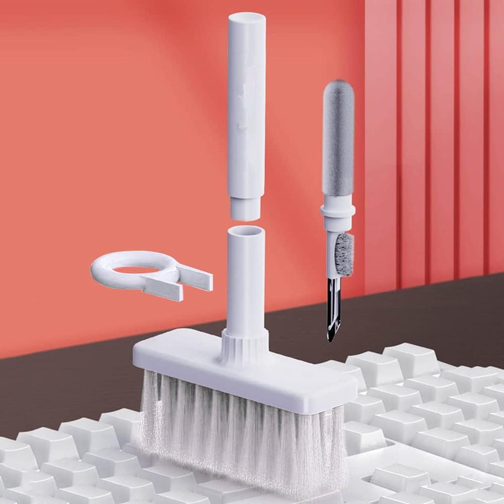 Keyboard Cleaner Pen Tool, 5 in 1 Multi-Function Cleaning Tools Kit with Keycap Puller D753